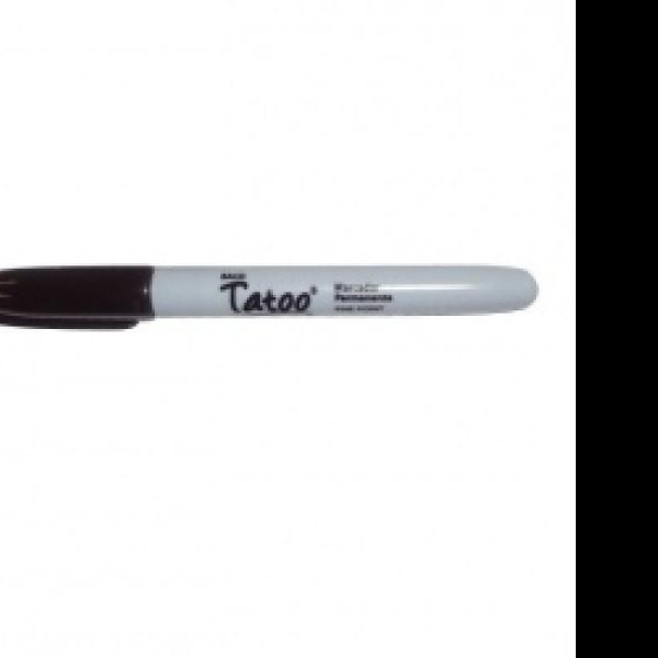 MARCADOR PERM. DELG. TATOO BACO P.F. NEGRO E10 C200